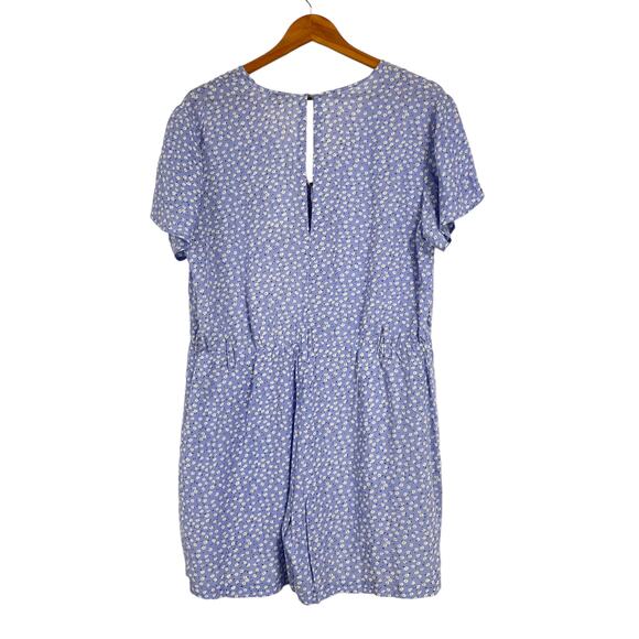 Rails NWT Sophia Daisy Romper Size L No Belt Relaxed Fit V-neck Short Sleeve - Picture 3 of 13